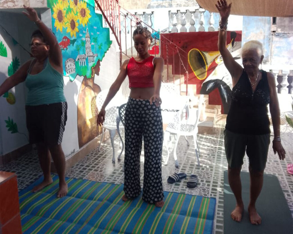 Yoga class