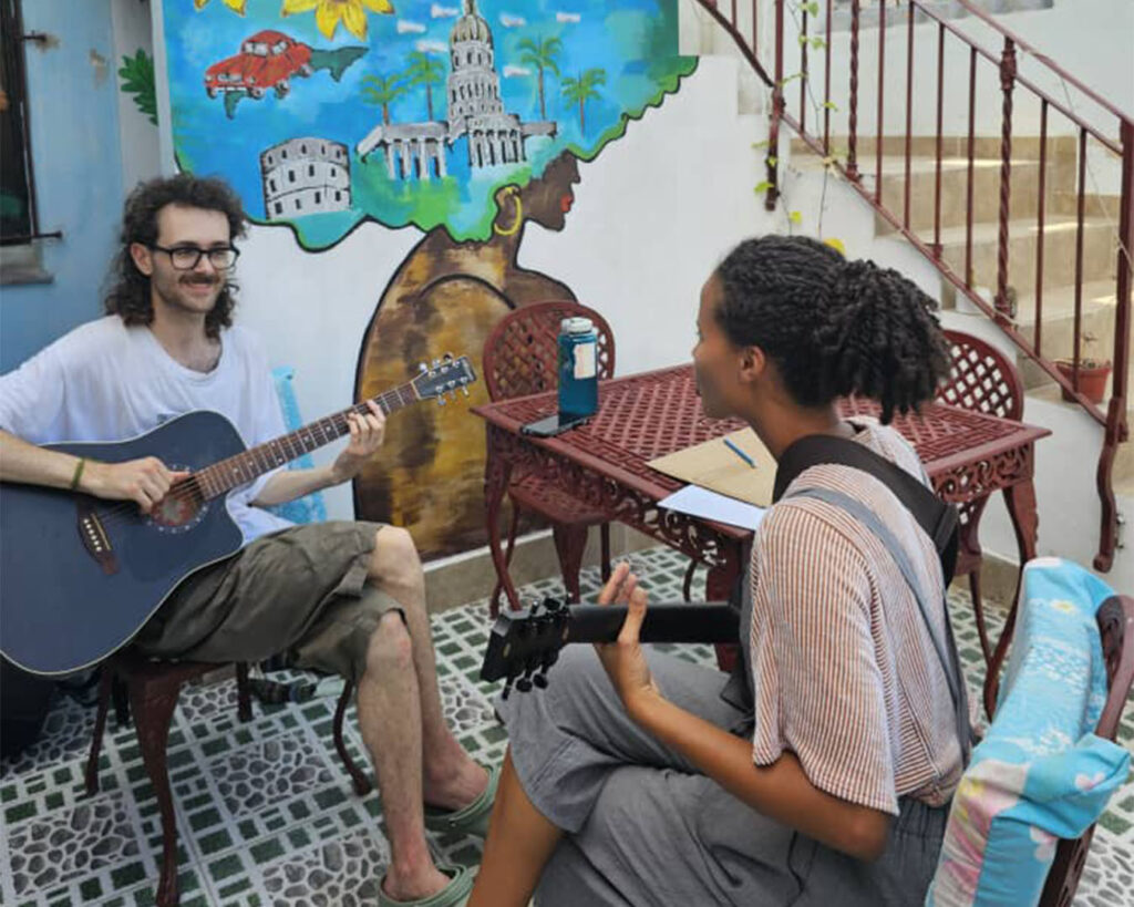 Making music together